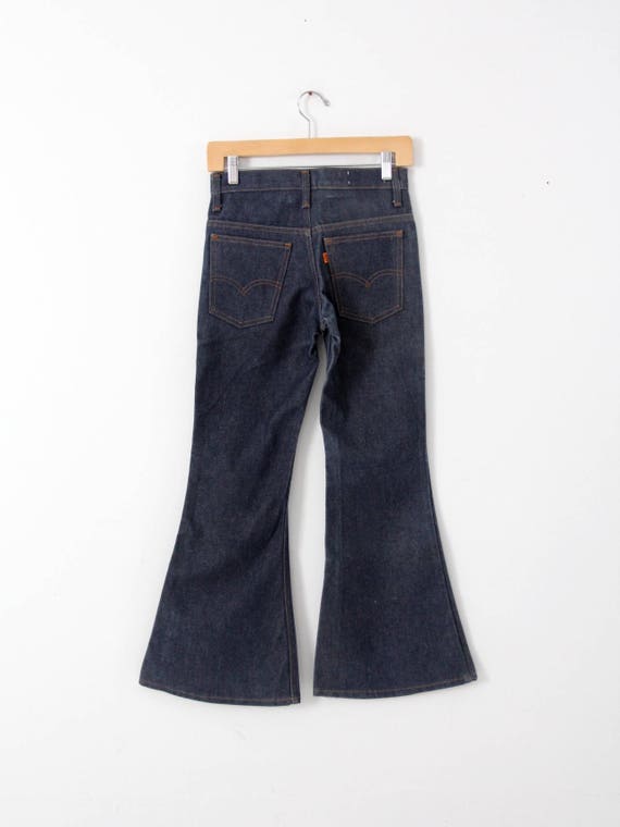 1970s Levis Bell Bottom Jeans 26 X 28 Vintage Dark Wash Levis - Etsy Hong  Kong