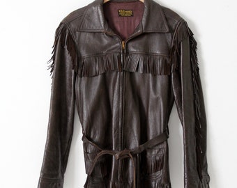 W.B Place & Co の 60 年代ヴィンテージ レザー ジャケット W.B Place & Co の 60 年代ヴィンテージ レザー ジャケット