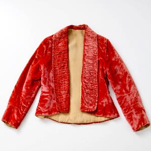 antique velvet blazer jacket