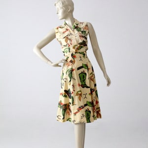 Falda y blusa estilo western de los años 50 de Panhandle Slim