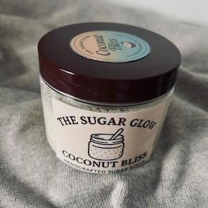 Kokos-Zucker-Körperpeeling: Natürliche Peeling-Hautpflege - Tropical Glow