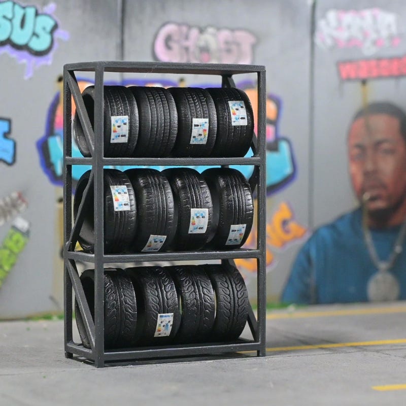 1/18 Scale Tire Rack - Etsy UK