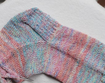 Merino Cotton Sock Yarn, Superwash Merino Wool, Chula Vista Rainbow, Sale, Fingering Weight, 077847