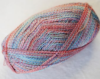 Merino Cotton Sock Yarn, Superwash Merino Wool, Chula Vista Rainbow, Sale, Fingering Weight, 077847