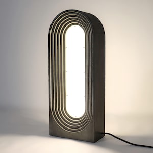 Modern Arch Concrete Lamp – Sculptural Ambient Light for Minimalist & Industrial Decor