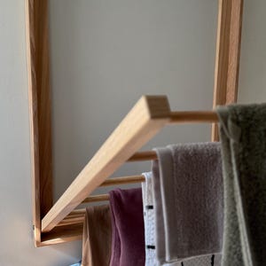 Wooden Clothes Drying Rack