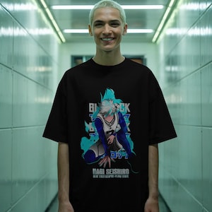 Nagi Seishiro Blue Lock Oversized T-Shirt: Anime Streetwear