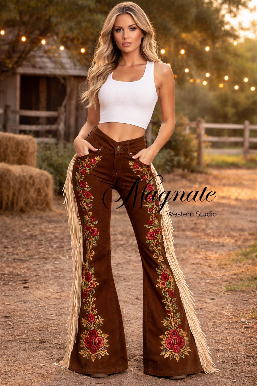 Side Fringe Jeans - Etsy
