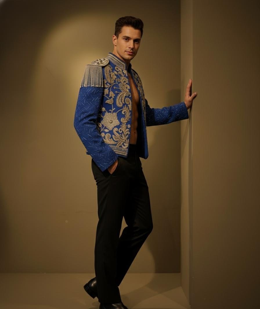 Grey Blazer Outfit Mens