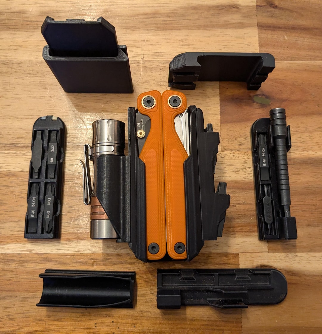 Modular Leatherman Wave Alpha Sheath/holster Combo Base Plus Two Side ...