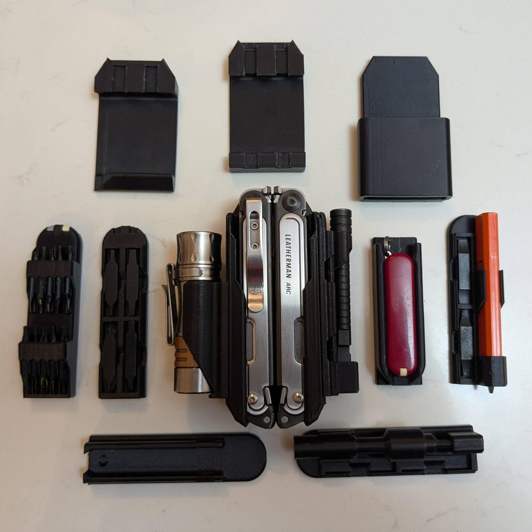 Modular Leatherman Arc Sheath/holster Combo Base Plus Two Side ...
