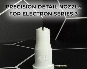 Precision Flat Spray Nozzle for Electron Series 3 Powder Coating Gun – NON-OEM Custom Attachment