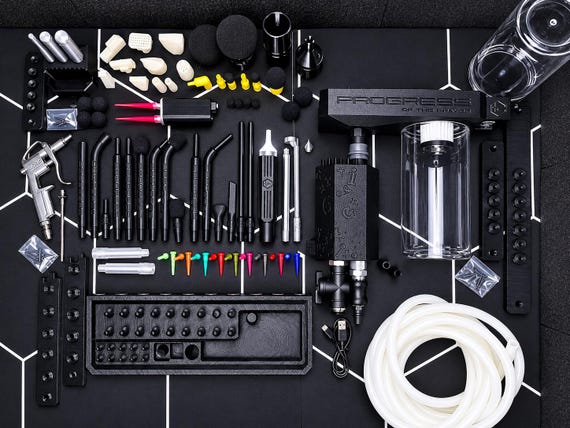 Professional Powder Coating Powder Suction Set with Dual-System Function and Multiple Nozzle Sizes