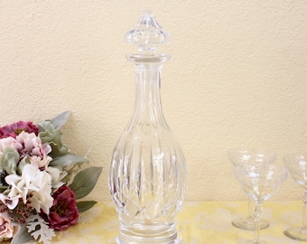 Vintage Waterford Crystal Decanter, Kildare Irish Barware, c1970s