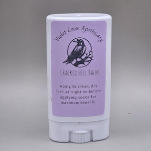 Kruidenbalsem voor gebarsten hielen | Bijenwas, sheaboter | Pot van 2 oz/stick van 15 ml