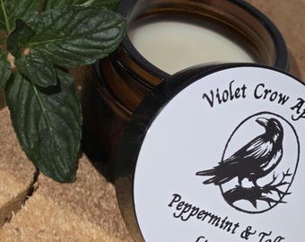 Peppermint & Rosehip Tallow Lip Balm | Natural Lip Moisturizer