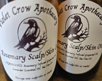 Olejek do skóry głowy z rozmarynem i lawendą: ręcznie robiony zabieg na włosy