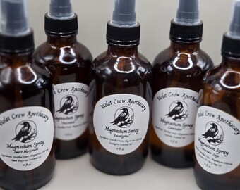 Actuele magnesiumspray: geurig of ongeparfumeerd - fles van 4 oz