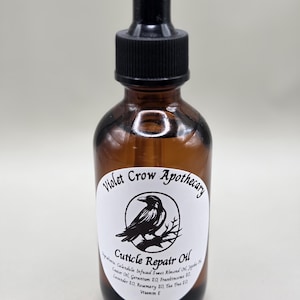 Kruidennagelriemolie | Nagel- en huidverzorging met calendula | Druppelflesje van 2 oz | Etherische oliën | Droge nagelriemreparatie | Schone schoonheid