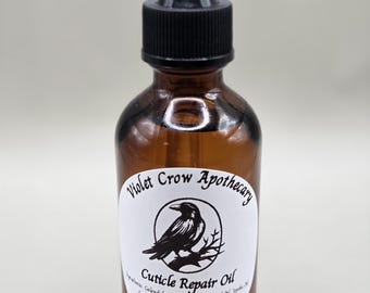 Kruidennagelriemolie | Nagel- en huidverzorging met calendula | Druppelflesje van 2 oz | Etherische oliën | Droge nagelriemreparatie | Schone schoonheid