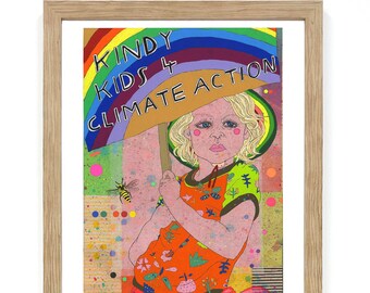 A4 Signed Print - Climate Kids Margot