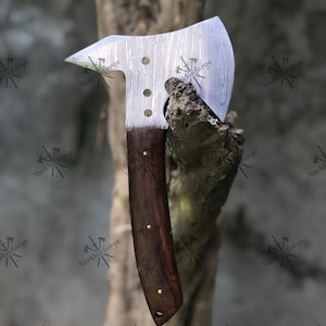 Forged Tomahawk Full Tang, Handmade Bushcraft Axe with Sheath | Winkler Axe | Gift for Him | Father’s Day Gift | Wedding & Birthday Gift