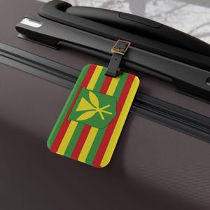 Kanaka Luggage Tag, Travel Accessory, Stylish Gift for Travelers, Premium Baggage Identifier, Elegant Travel Tag
