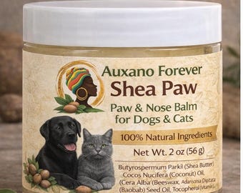 Shea Paw Balm for Dogs & Cats – Natural Paw and Nose Soothing Treatment
