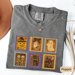 Vintage Halloween Shirt, Halloween Shirt Retro,Halloween Tshirt Woman, Halloween Tshirt, Comfort Color, Spooky Shirt, Halloween Gift