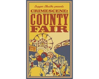 County Fair Murder Mystery Dinner Party Game: Hilarious Roles (PDF Download)
