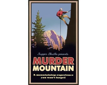 Murder Mountain Dinner Party Game – Hilarious Mystery, 8-10 Players (PDF Download)