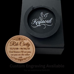 Gitarren-Einsatz-Urne, um Ihre geliebte Person (oder Ihr Haustier) in einer Akkustikgitarre zu gedenken.