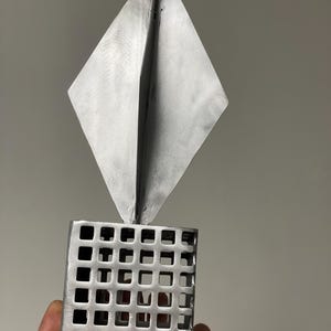 Modern metal sculpture – handmade & unique