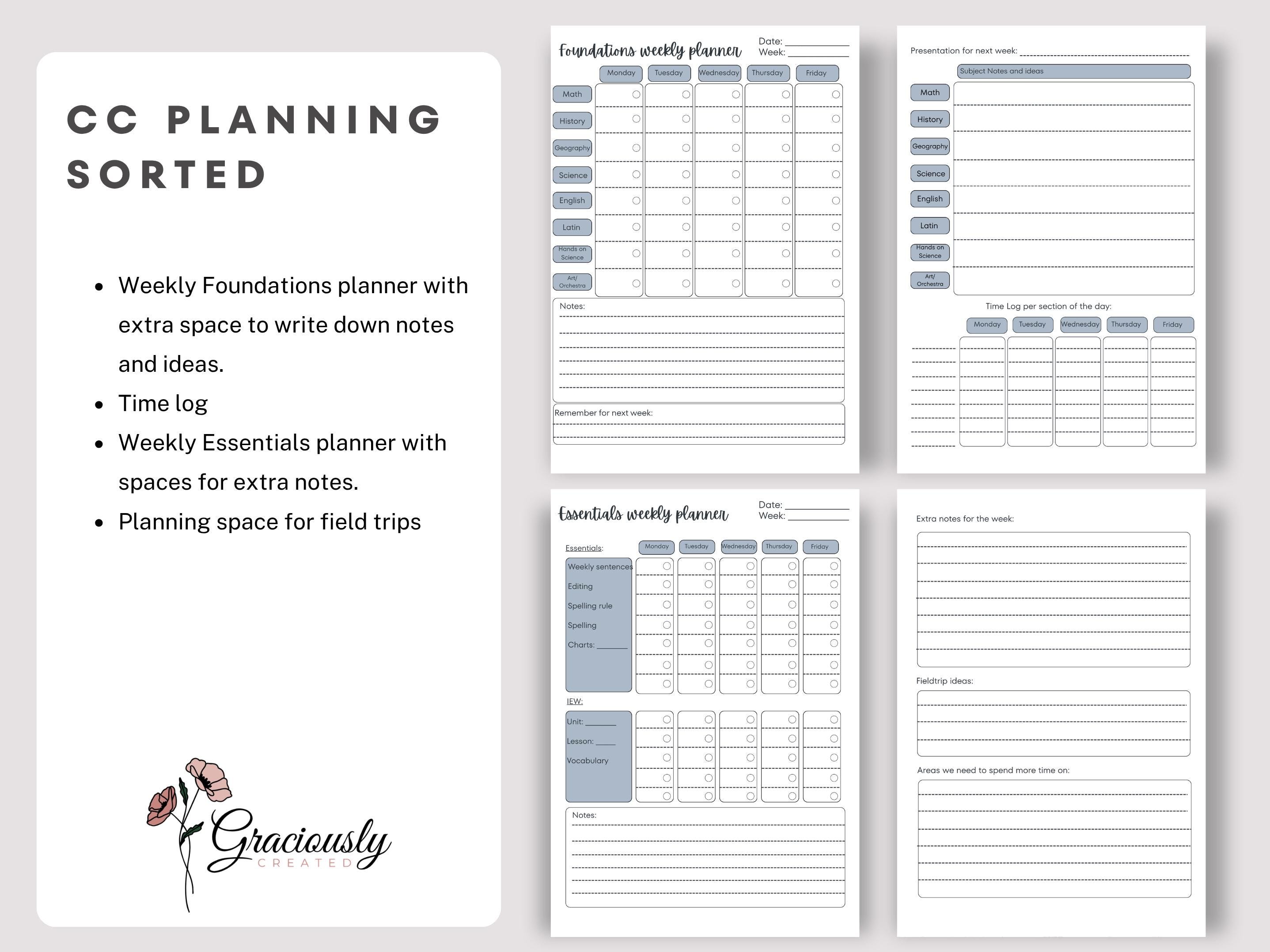 Classical Conversations Mom Homeschool Planner 2026-2027, Foundations ...