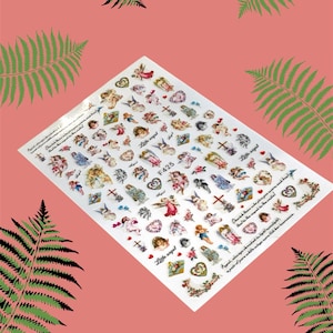 Religious Little Angel Nail Art Sticker