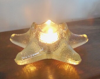 Starfish candleholder Iridescent candle holder Votive candleholder Tealight candle holder Nautical candlestick holder Starfish decor