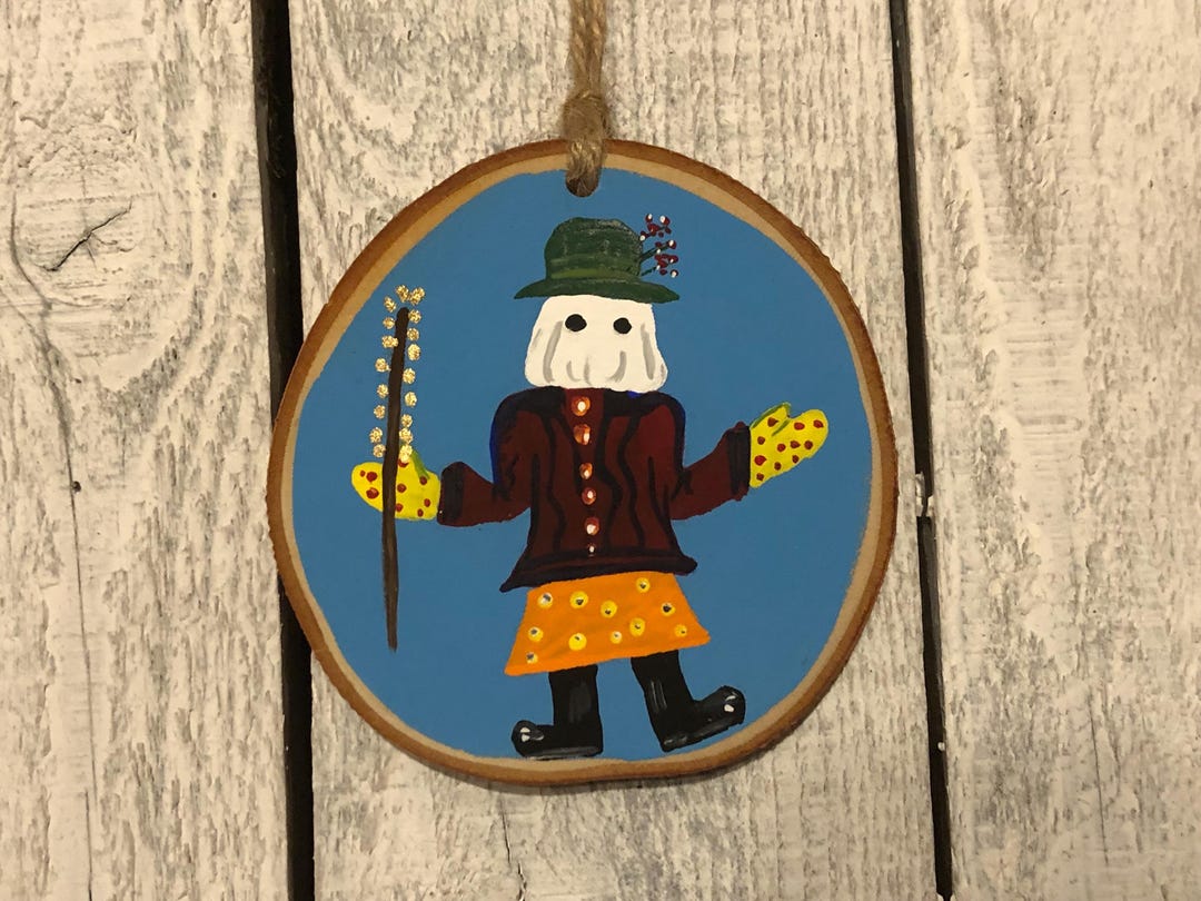 Mummer Decoration Mummers Ornament - Hand Painted Christmas Decoration - Newfoundland ...