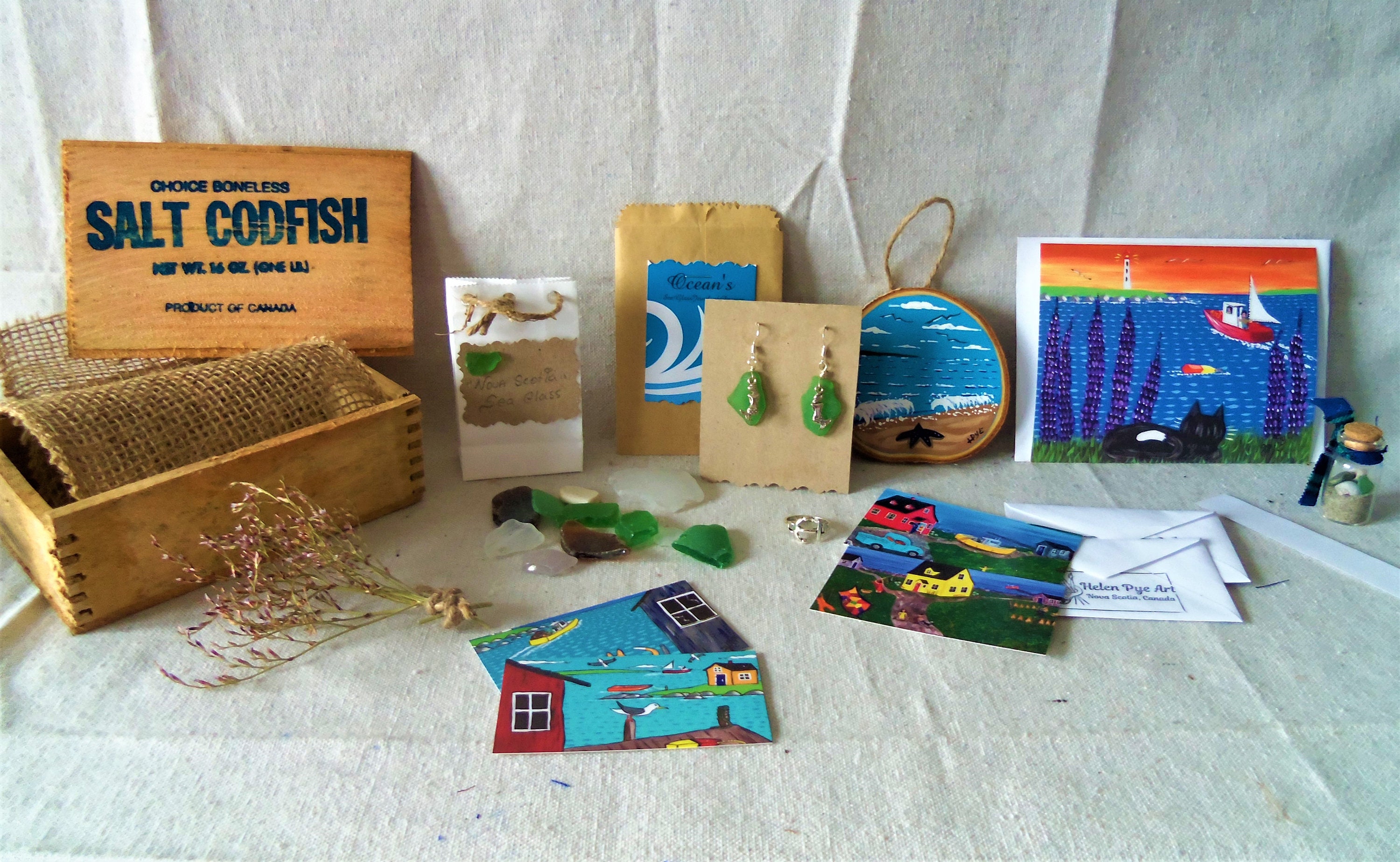 Nova Scotia Gift Box Maritime Gift Set East Coast Gift Basket Etsy Canada