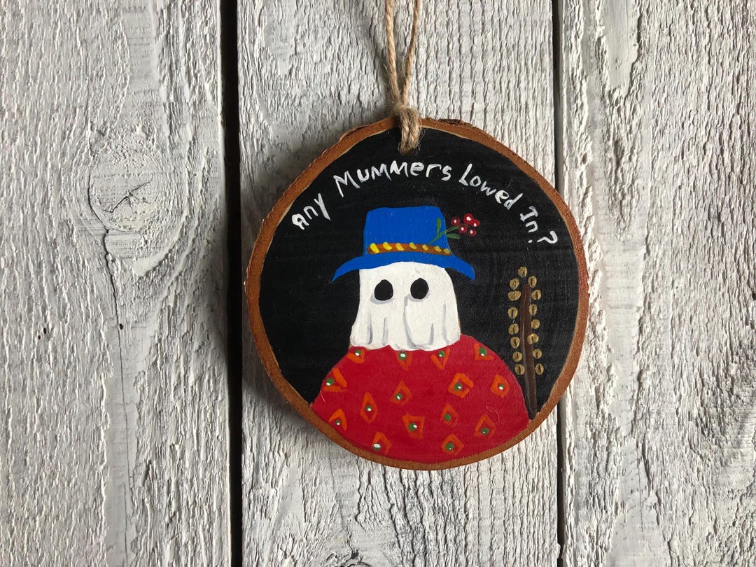 Mummer Decoration Mummers Ornament - Hand Painted Any Mummers Lowed in Christmas ...