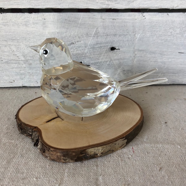 Crystal Bird Figurine - Swarovski Crystal Figurine