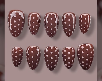 Gepunktete Set | Handbemalte Bügelbilder