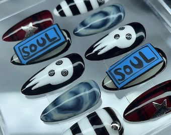 Seelenfresser | Handbemalte Press-Ons