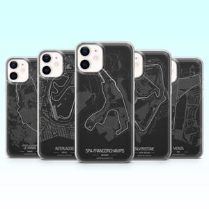 Formula Track Phone Case Racing F1 Competition Cover for iPhone 16 Pro, 15, 14, 13, 12, Samsung S25+, S24FE, S23, S22, A16, A25, Pixel 9Pro