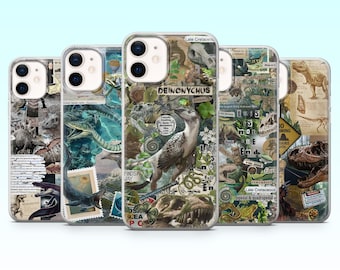 Funda de dinosaurio extinto T Rex para iPhone 17Pro, 16, 15, 14, 13, 12, Samsung S25, S24, S23Fe, S22, A16, A26, A56, Pixel 10, 9A