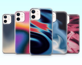 Gradient Phone Case Neon Futuristic Aura Cover for iPhone 17Pro,16, 15, 14, 13 Samsung S25, S24, S23Fe, S22, A16, A26, A56, Pixel 10