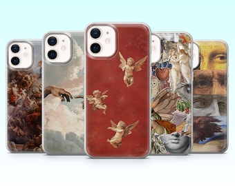 Renaissance Phone Case Baroque Painting Cover for iPhone 17Pro, 16, 15, 14, 13, Samsung S25, S24, S23Fe, S22, A16, A26, A56, Pixel 10, 9Pro