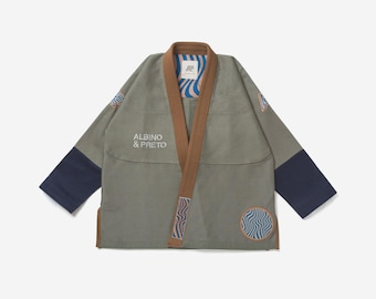 Albino Preto Tranquility premium BJJ GI 400GSM pearl weave brazilian jiu jitsu kimono  uniform Adults & kids  BJJ Gi