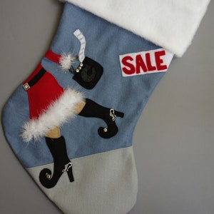 Woman's Christmas Stocking for the Fashionista--"Shopping in Style"