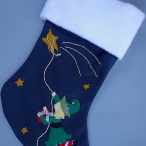 Boy or Girl Elf Christmas Stocking--"Special Delivery"