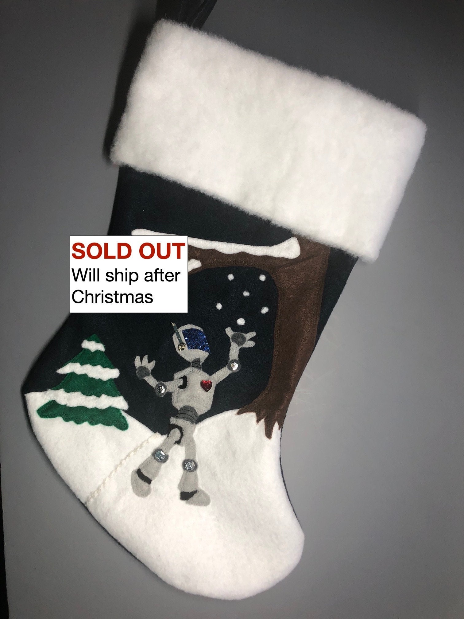 Robot Christmas 2022 For 2022Robot Christmas Stockingfirst Snow | Etsy Australia